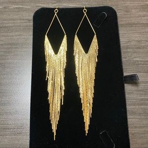 Long dangle earrings